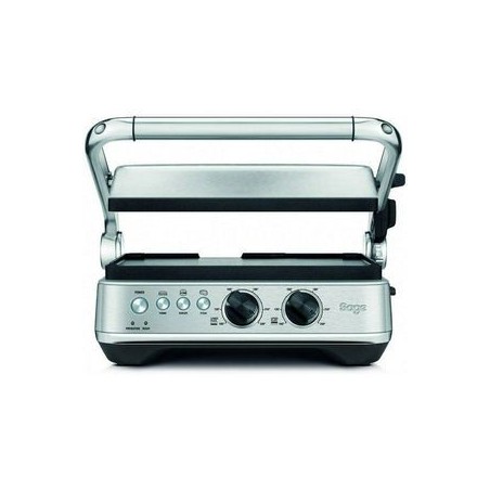 Sage SGR700BSS4EEU1 BBQ & Press Grill - Premium Brushed Stainless Steel for Perfect Grilling and Pressing!